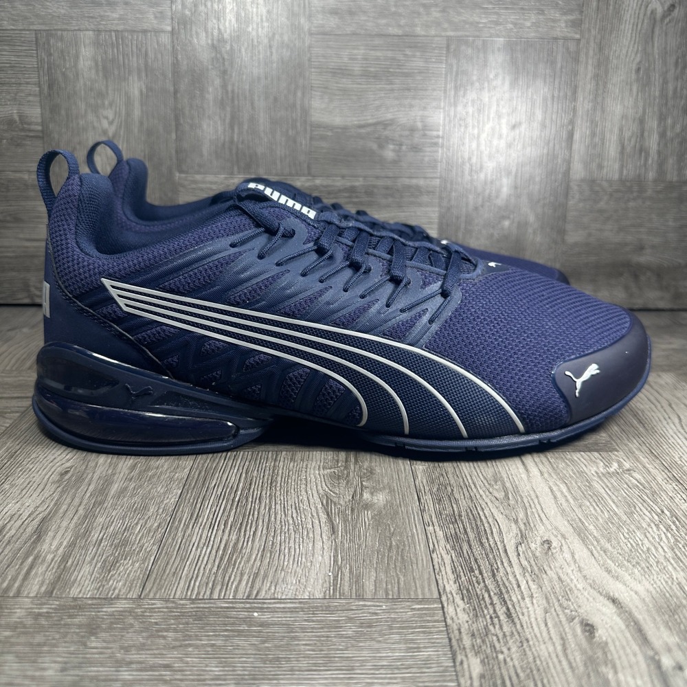 Puma Voltaic Evo Running Shoes Mens Size 12 Navy Blue Athletic 379601-36 NEW